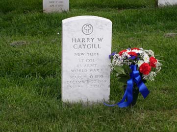 This photo was taken after trip participant, Vivian Wright, placed flowers that were donated by Suzanne Delude of Flowers by Suzanne, at her brother's grave.