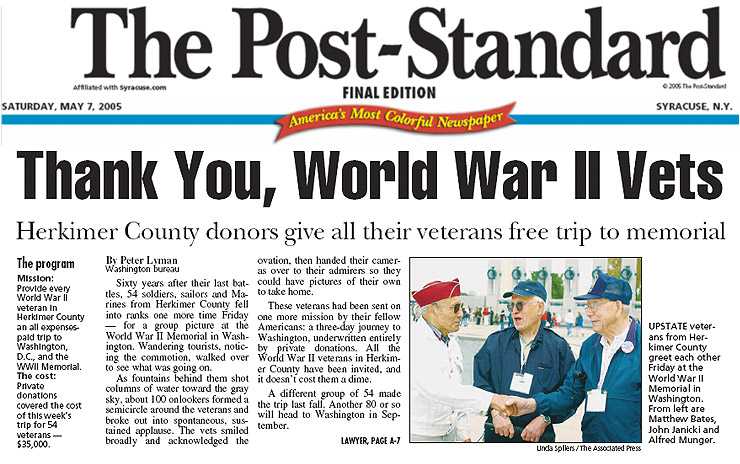 Thank You, World War II Vets